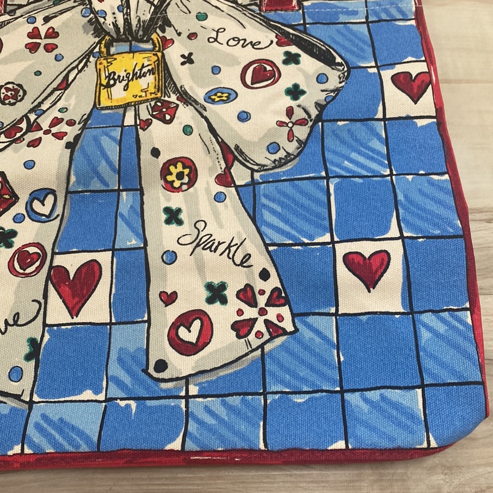 NWT Brighton Love Sparkle Tote Artwork By Tom Clancy. - Picture 2 of 7